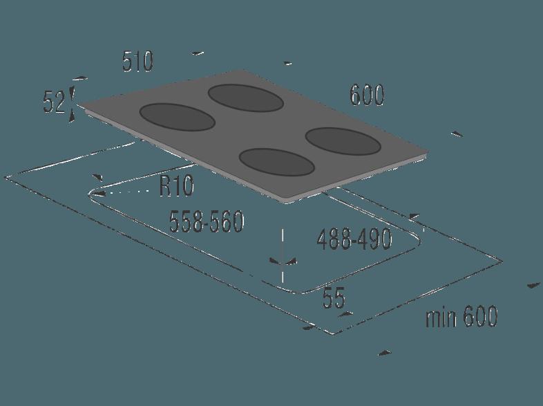 GORENJE IT635X Induktions-Kochfelder (600 mm breit, 4 Kochfelder), GORENJE, IT635X, Induktions-Kochfelder, 600, mm, breit, 4, Kochfelder,