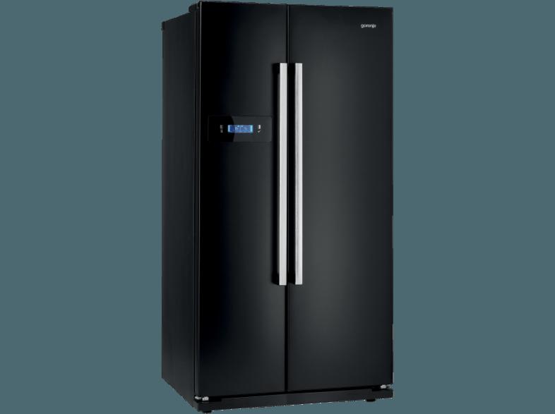 GORENJE NRS85728BK Side-by-Side (445 kWh/Jahr, A , 1755 mm hoch, Schwarz), GORENJE, NRS85728BK, Side-by-Side, 445, kWh/Jahr, A, 1755, mm, hoch, Schwarz,