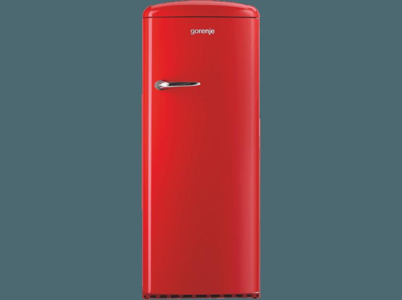 GORENJE RB60299ORD Kühlschrank (A  , 1540 mm hoch, Rot), GORENJE, RB60299ORD, Kühlschrank, A, , 1540, mm, hoch, Rot,