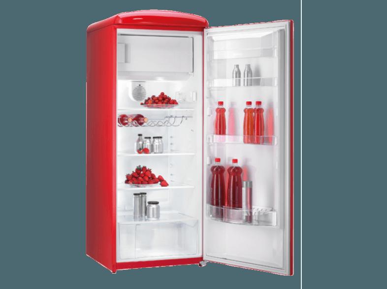 GORENJE RB60299ORD Kühlschrank (A  , 1540 mm hoch, Rot)