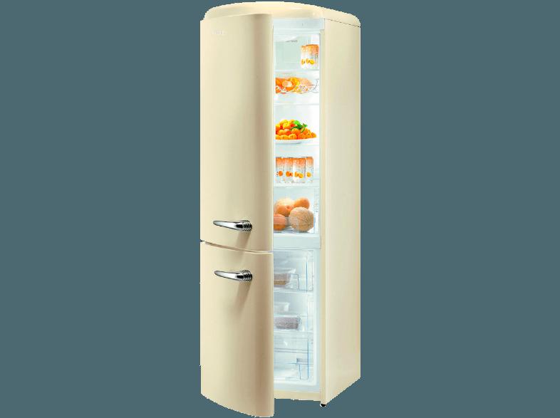 GORENJE RK60359OCL Kühlgefrierkombination (229 kWh/Jahr, A  , 1887 mm hoch, Champagne/Creme), GORENJE, RK60359OCL, Kühlgefrierkombination, 229, kWh/Jahr, A, , 1887, mm, hoch, Champagne/Creme,