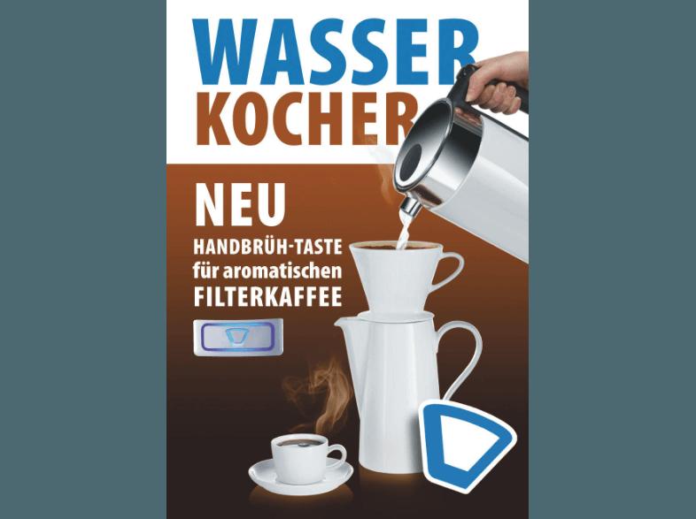 GRAEF WK 702 Wasserkocher Schwarz (2000 Watt, 1.5 Liter/Jahr), GRAEF, WK, 702, Wasserkocher, Schwarz, 2000, Watt, 1.5, Liter/Jahr,