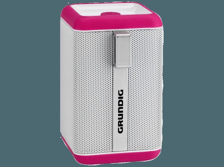 GRUNDIG GSB 110 Bluetooth Lautsprecher Pink/Weiß