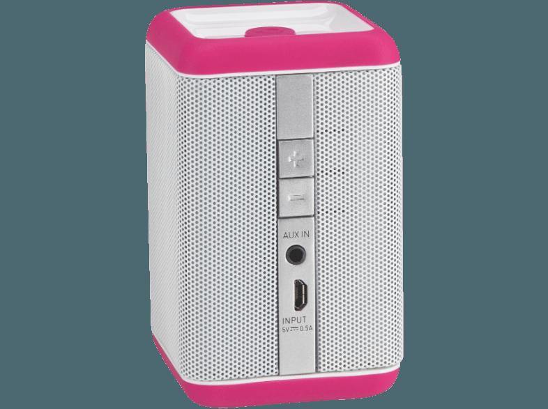 GRUNDIG GSB 110 Bluetooth Lautsprecher Pink/Weiß