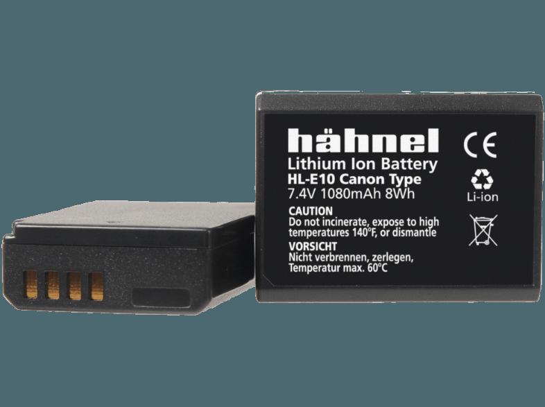 HÄHNEL HL-E10 für Canon LP-E10 Akku für Canon (Li-Ion, 7.4 Volt, 1080 mAh), HÄHNEL, HL-E10, Canon, LP-E10, Akku, Canon, Li-Ion, 7.4, Volt, 1080, mAh,