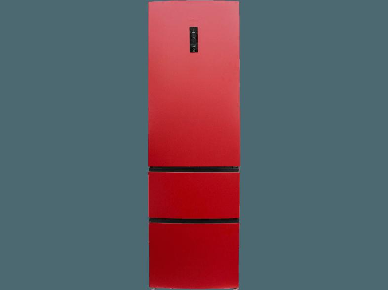 HAIER A2FE-735CRJ Kühlgefrierkombination (274 kWh/Jahr, A  , 1905 mm hoch, Rot)