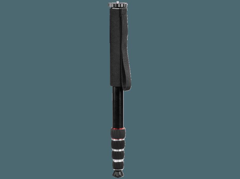 HAMA 004267 Traveller Premium Mono 170 Einbein Stativ, Schwarz, (Ausziehbar bis 1700 mm)