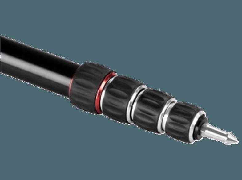 HAMA 004267 Traveller Premium Mono 170 Einbein Stativ, Schwarz, (Ausziehbar bis 1700 mm)