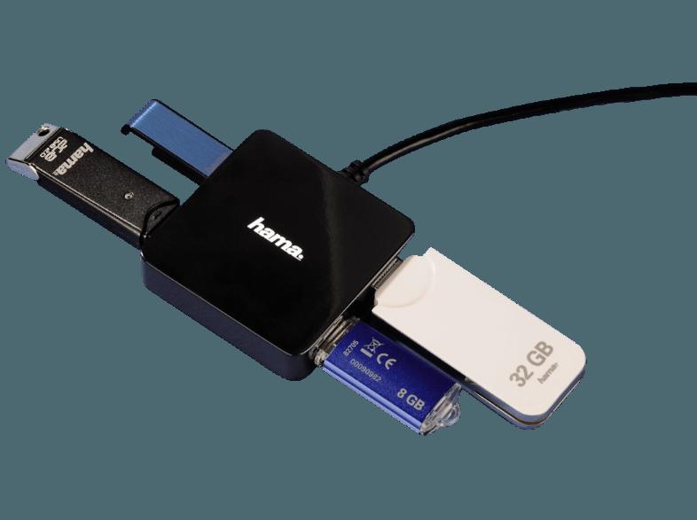 HAMA 012131 USB-2.0-Hub 1:4, HAMA, 012131, USB-2.0-Hub, 1:4