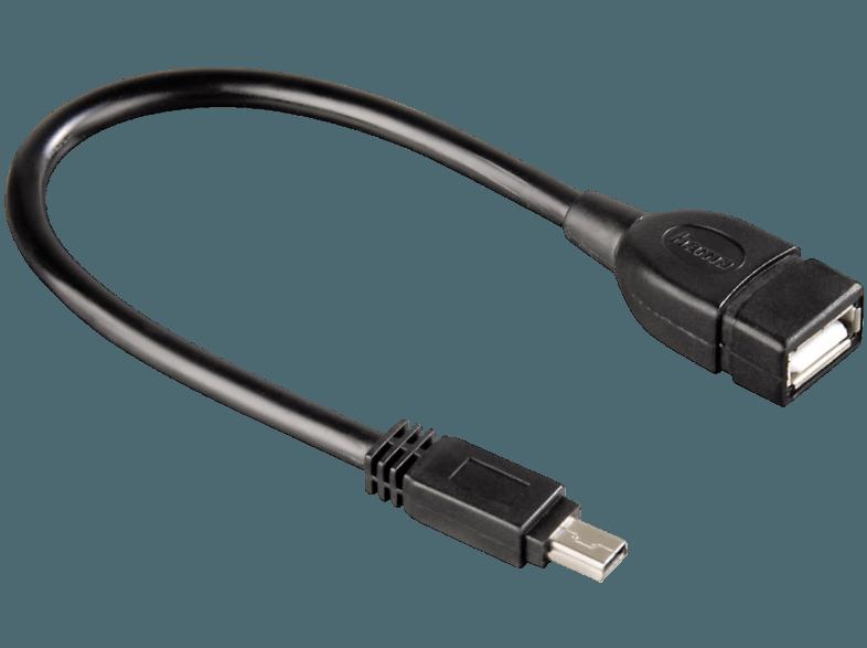 HAMA 039626 USB-2.0-Adapterkabel Mini-B-Stecker - A-Kupplung
