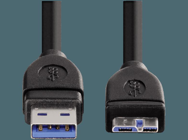 HAMA 053749 Micro-USB-3.0-Kabel