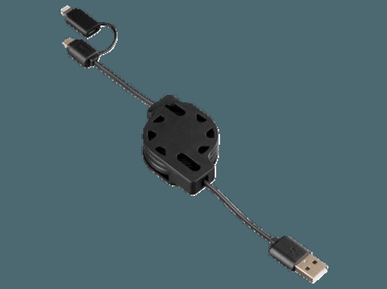 HAMA 054565 2in1 Micro-USB-Kabel mit Lightning Adapter Kabel, HAMA, 054565, 2in1, Micro-USB-Kabel, Lightning, Adapter, Kabel