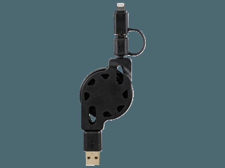 HAMA 054565 2in1 Micro-USB-Kabel mit Lightning Adapter Kabel