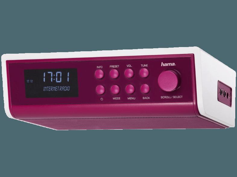 HAMA 054816 IR320M Internetradio (Internetradio, Magenta)