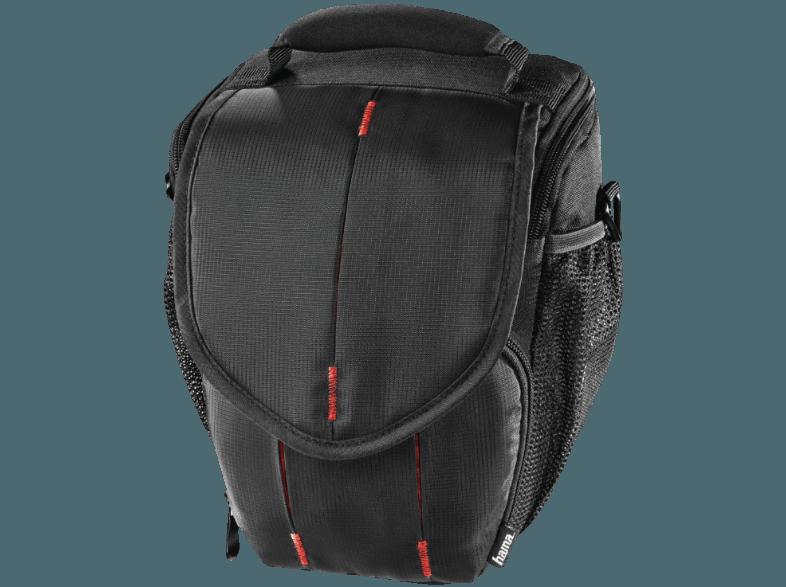 HAMA 103686 Canberra 130 Colt Tasche für Digitalkameras mit Objektiv (Farbe: Schwarz/Rot), HAMA, 103686, Canberra, 130, Colt, Tasche, Digitalkameras, Objektiv, Farbe:, Schwarz/Rot,