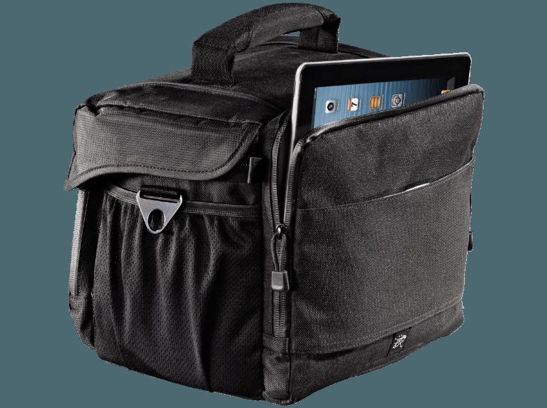 HAMA 115799 Rexton 200 Tasche für Kamera mit Zubehör und Tablet-PC (Farbe: Schwarz)