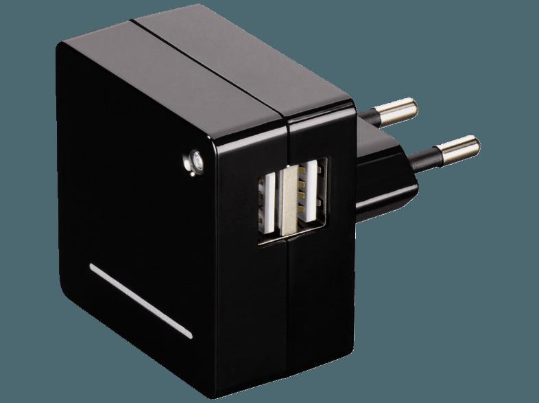 HAMA 124569 USB-Ladegerät 2-fach Ladegerät