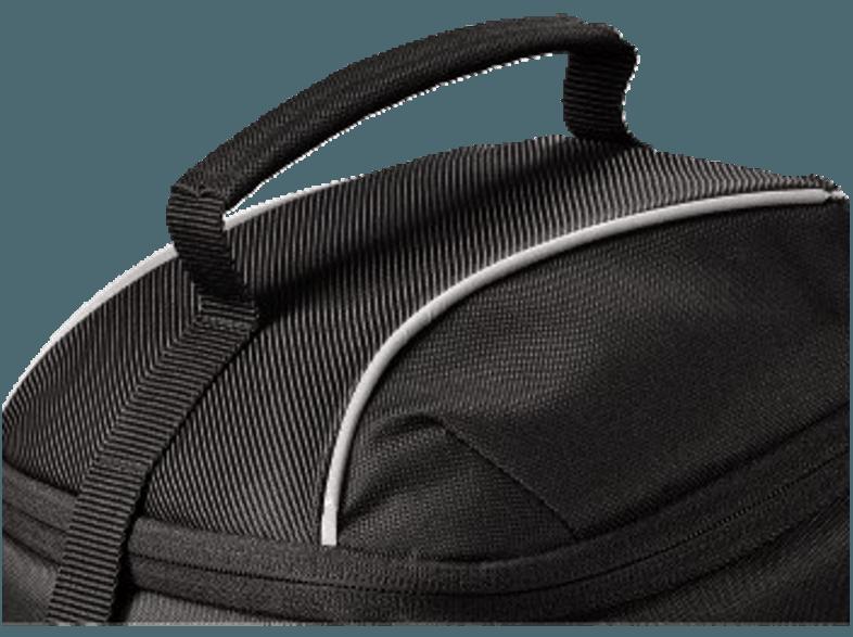 HAMA 126635 Crossworld 110 Colt Tasche für Spiegelreflexkamera mit Objektiv (Farbe: Schwarz)