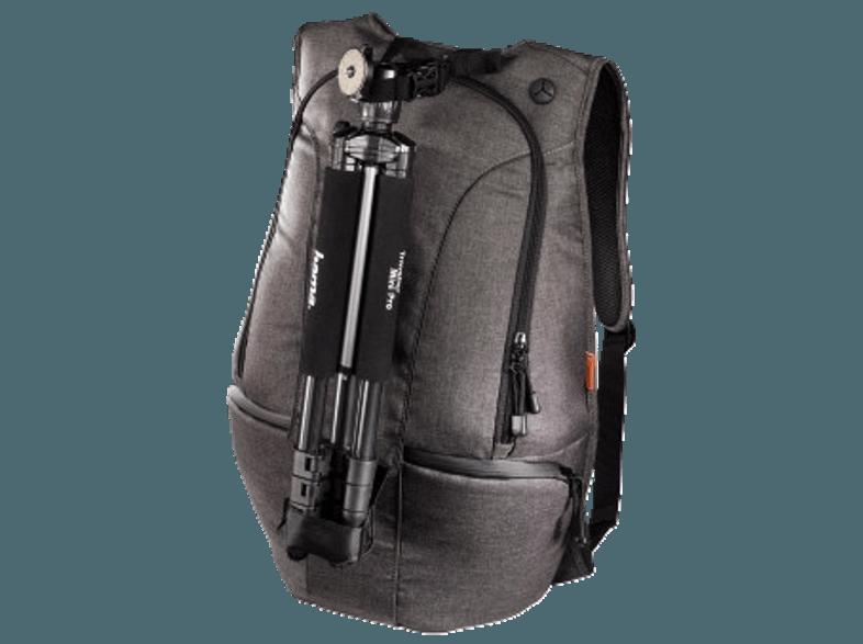 HAMA 126638 Lismore 170 Rucksack für Spiegelreflexkamera und Zubehör (Farbe: Schwarz)