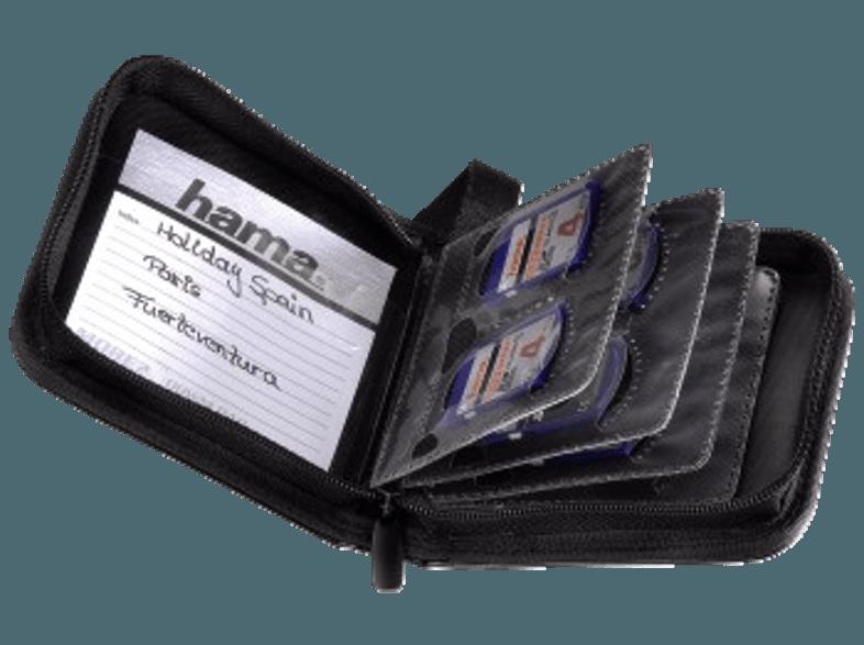 HAMA Speicherkarten-Tasche schwarz Speicherkarten-Tasche, HAMA, Speicherkarten-Tasche, schwarz, Speicherkarten-Tasche