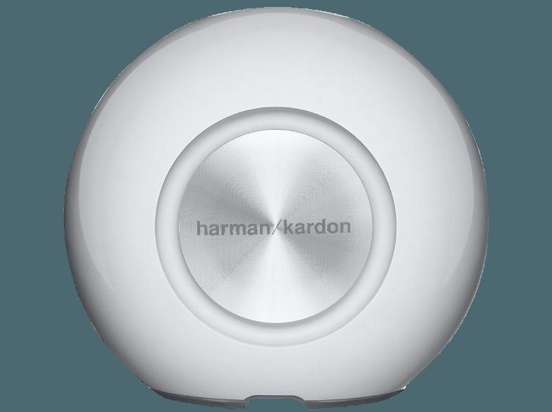 HARMAN KARDON Omni 10 - Drahtloser Lautsprecher (App-steuerbar, IEEE 802.11b/g/n, Weiß)