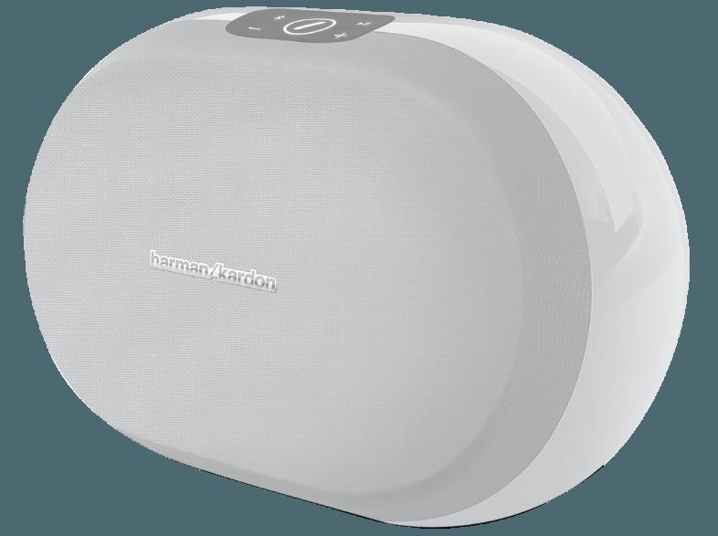 HARMAN KARDON Omni 20 - Drahtloser Lautsprecher (App-steuerbar, IEEE 802.11b/g/n, Weiß)