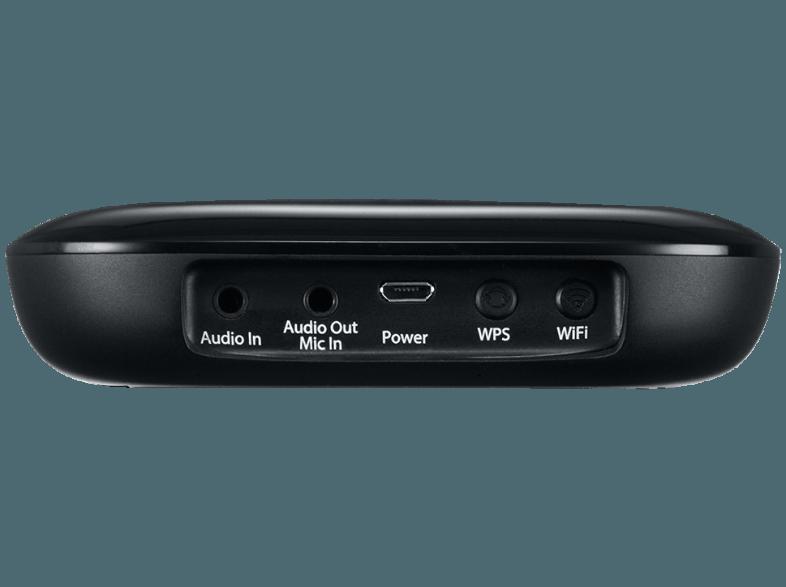 HARMAN KARDON Omni Adapt - Drahtloser HD-Audioadapter (App-steuerbar, IEEE 802.11b/g/n, Schwarz)