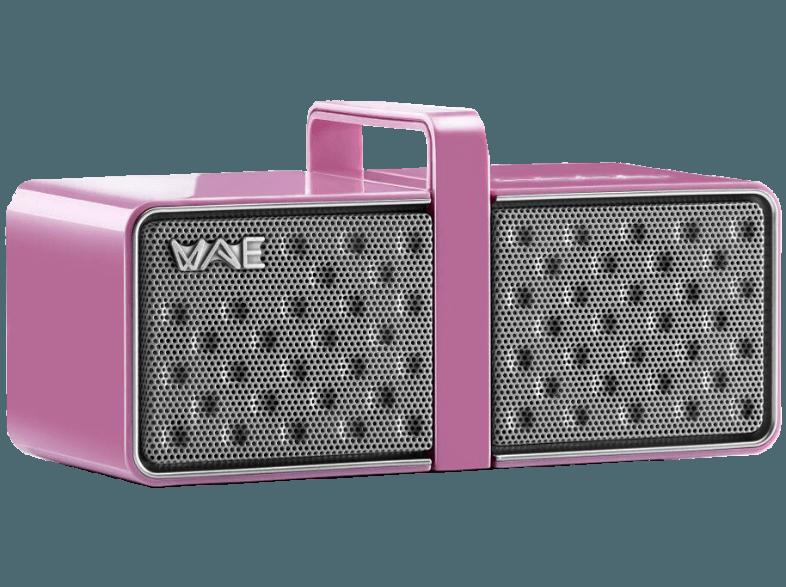 HERCULES WAE BTP03 Mini Bluetooth Lautsprecher Pink/Weiß