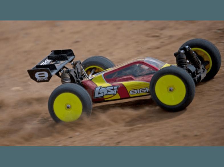 HORIZON HOBBY LOSB0224IT2 Mini 8IGHT 1:14 Rot-Gelb