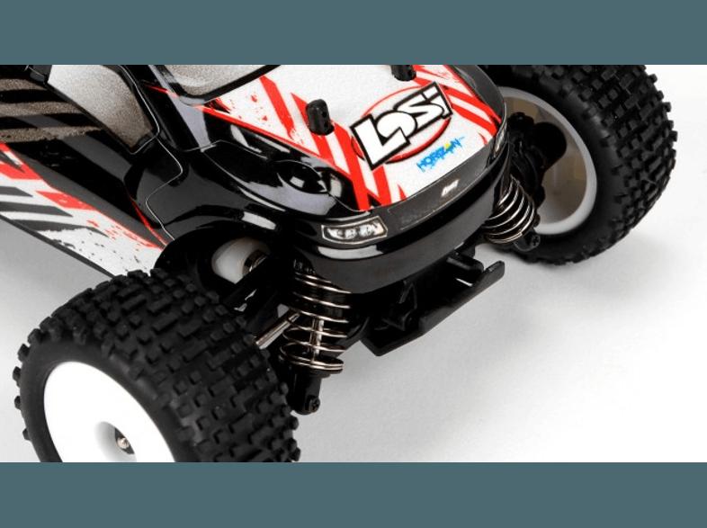 HORIZON HOBBY LOSB0244IT1 Micro Truggy 1:24 4WD Schwarz, Weiß