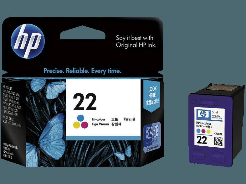 HP 22 Tintenkartusche mehrfarbig