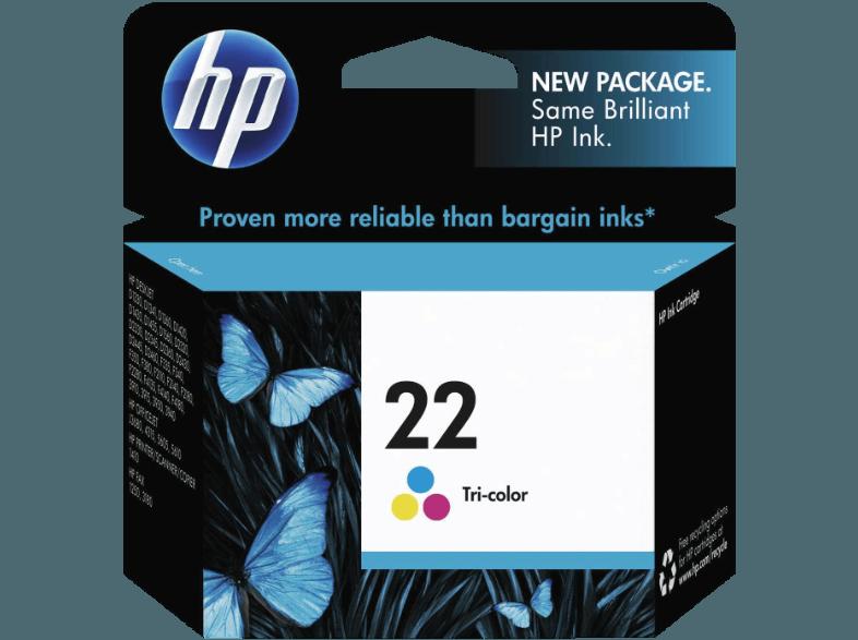 HP 22 Tintenkartusche mehrfarbig, HP, 22, Tintenkartusche, mehrfarbig