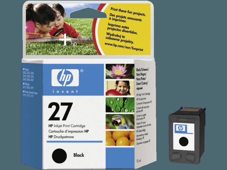 HP 27 Tintenkartusche schwarz, HP, 27, Tintenkartusche, schwarz