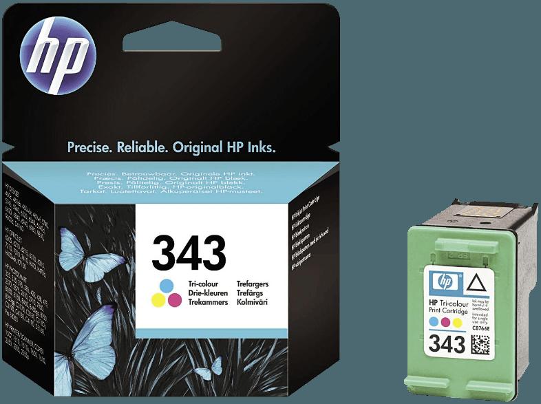 HP 343 Tintenkartusche mehrfarbig, HP, 343, Tintenkartusche, mehrfarbig