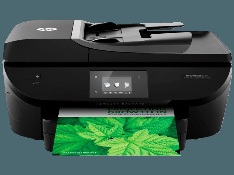 HP Officejet 5740 Tintenstrahl 4-in-1 Multifunktionsgerät WLAN