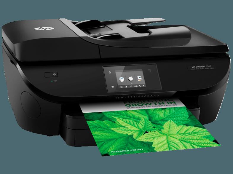 HP Officejet 5740 Tintenstrahl 4-in-1 Multifunktionsgerät WLAN