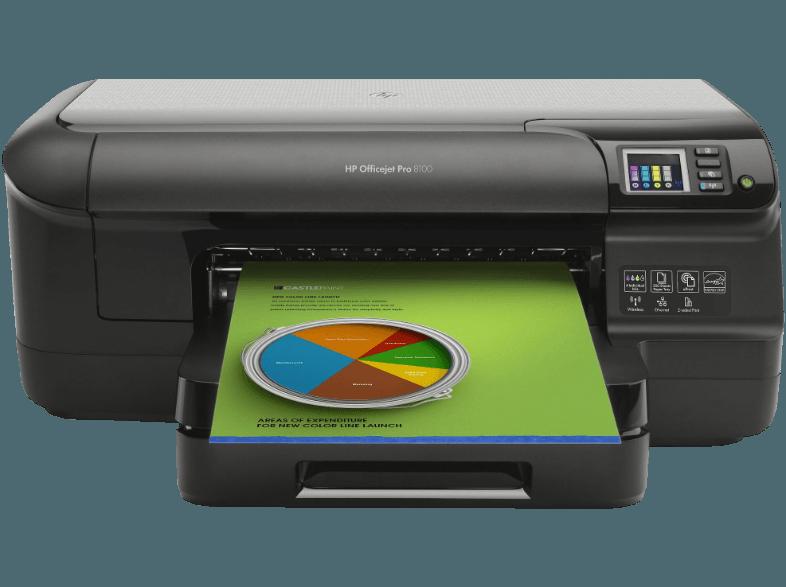 HP Officejet Pro 8100 Tintenstrahl Tintenstrahldrucker WLAN Netzwerkfähig