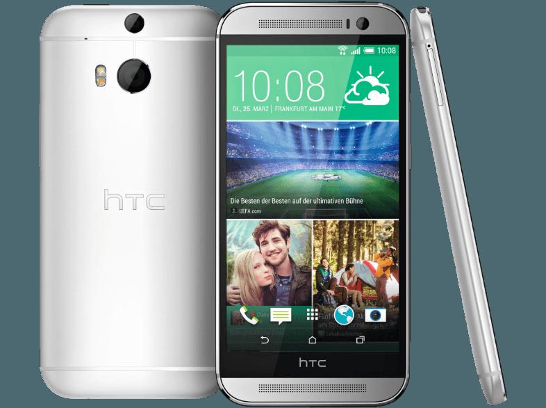 HTC One (M8) 16 GB Glacial Silber, HTC, One, M8, 16, GB, Glacial, Silber