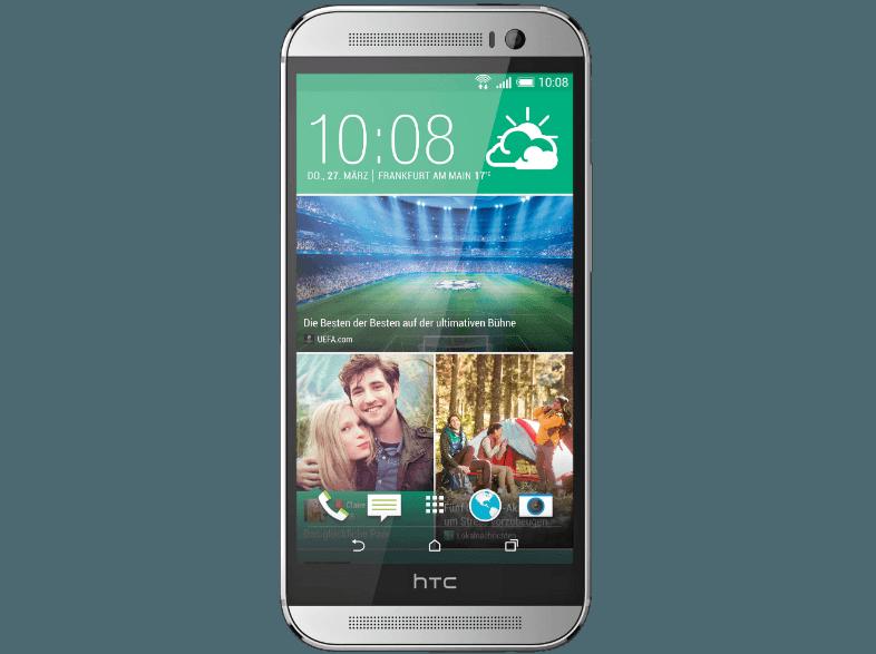 HTC One (M8) 16 GB Glacial Silber, HTC, One, M8, 16, GB, Glacial, Silber