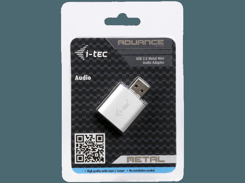 I-TEC U2AMETAL USB Audio Adapter, I-TEC, U2AMETAL, USB, Audio, Adapter