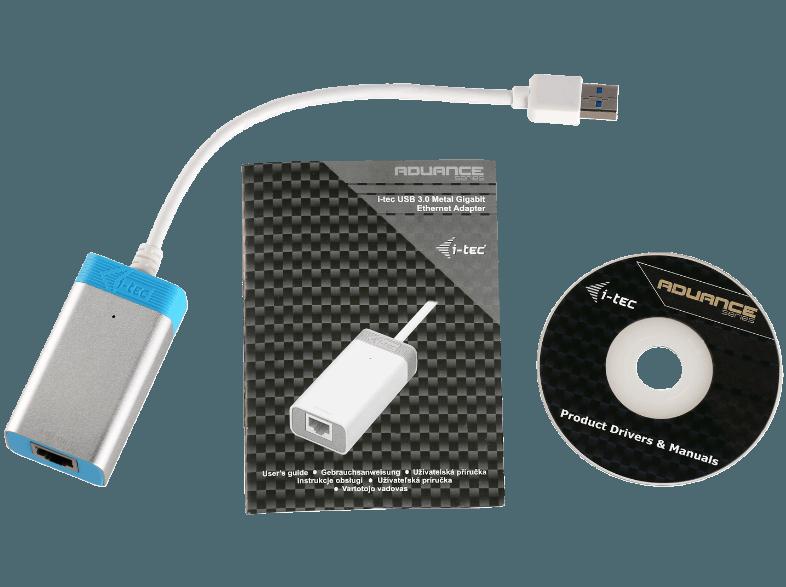 I-TEC U3GLANMETAL USB auf Ethernet Adapter, I-TEC, U3GLANMETAL, USB, Ethernet, Adapter