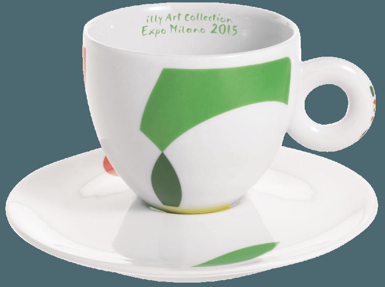 ILLY 20215 Art Collection sustainArt Expo 2015 4-tlg. Cappuccinotassen