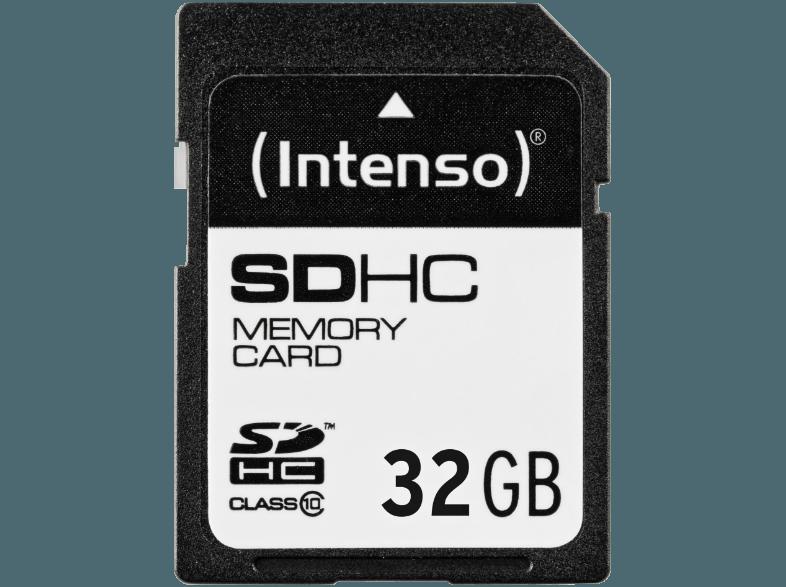 INTENSO 3411480 Speicherkarte SDHC 32 GB Klasse 10 , Class 10, 32 GB, INTENSO, 3411480, Speicherkarte, SDHC, 32, GB, Klasse, 10, Class, 10, 32, GB