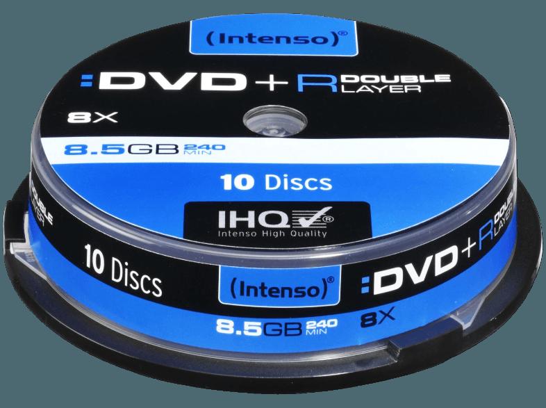 INTENSO 4311142 DVD R DL 8X 10ER CB DVD R Double Layer 10 Stück, INTENSO, 4311142, DVD, R, DL, 8X, 10ER, CB, DVD, R, Double, Layer, 10, Stück