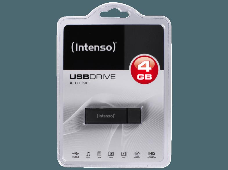 INTENSO 4GB Anthrazit Int Alu Line 3521451, INTENSO, 4GB, Anthrazit, Int, Alu, Line, 3521451