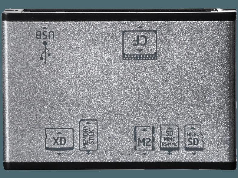 ISY ICR-2000 Universal-Cardreader Alu Universal Kartenleser ,Universal Kartenleser