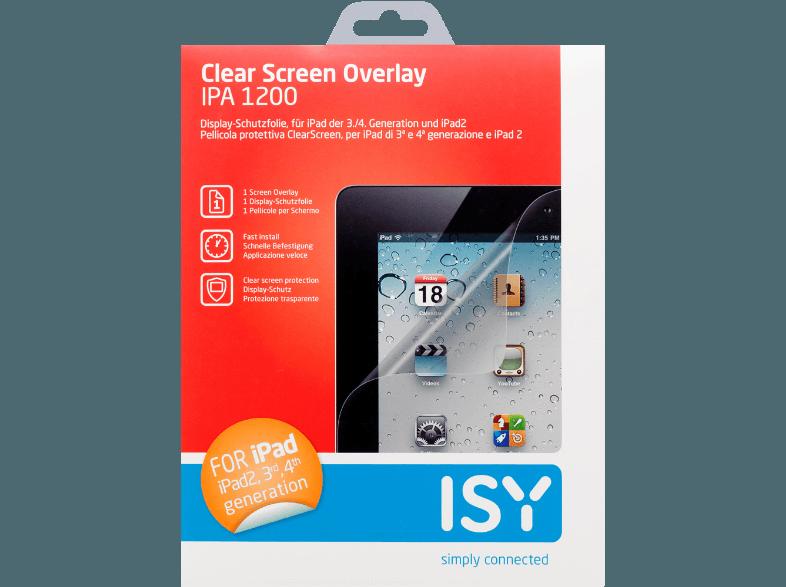 ISY IPA-1200 Schutzfolie iPad, iPad 2, iPad 3, iPad 4