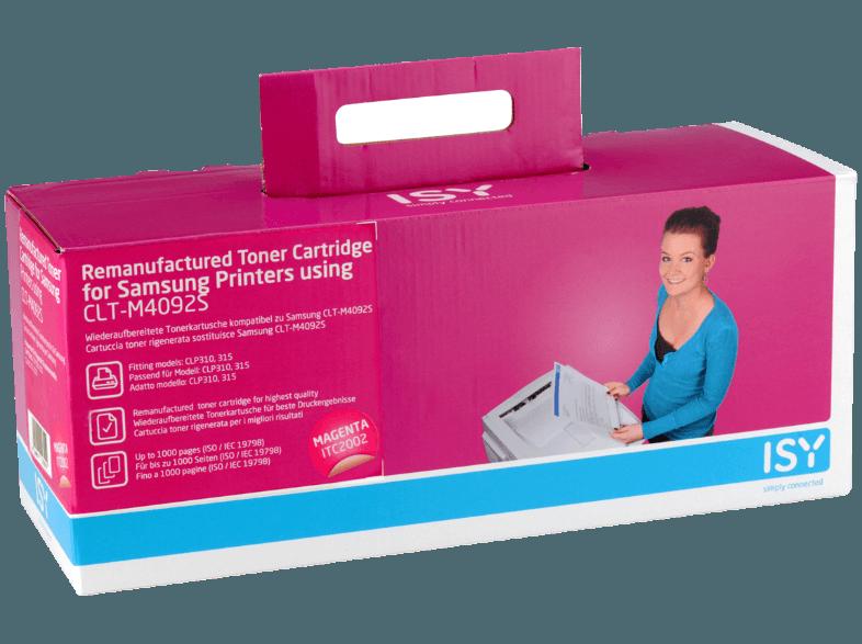 ISY ITC 2002 SAMSUNG CLTM 4092 S/ELS /MAGENTA Wiederaufbereitete Tonerkartusche Magenta