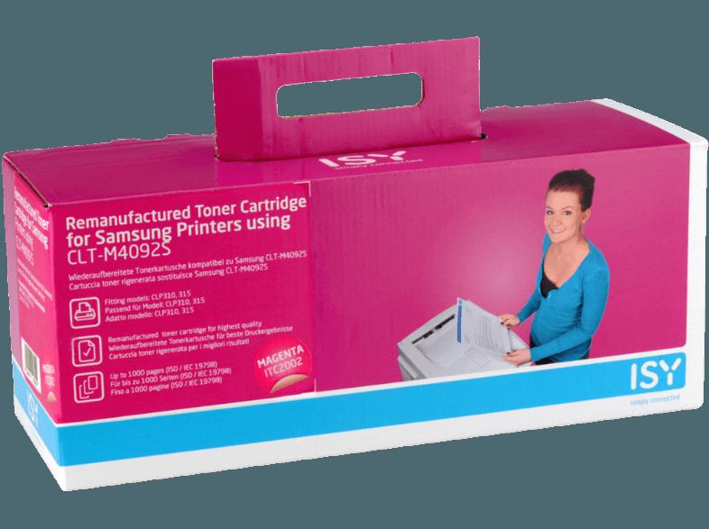 ISY ITC 2002 SAMSUNG CLTM 4092 S/ELS /MAGENTA Wiederaufbereitete Tonerkartusche Magenta