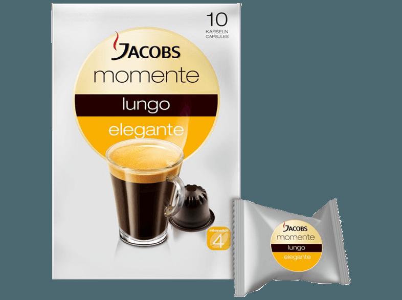 JACOBS 914351 Momente Lungo Elegante 10 Kapseln Kaffeekapseln Lungo Eleganto (Intensität 4) (Nespresso®)